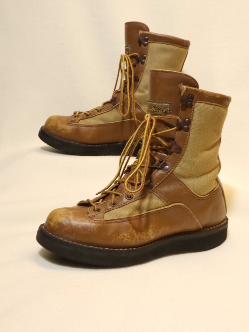 Vtg. DANNER Leather BOOTS Men 7.5 Acadia Lassen GTX Tan Brown GORE-TEX